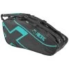 Pacific Tennis-Racketbag X Tour XL (Schlägertasche, 2 Hauptfächer, 1 Thermofach) Schwarz/petrol 6er -Tennis Verkaufsgeschäft Pacific pc 71340035 Tasche XL 1120x1120 1