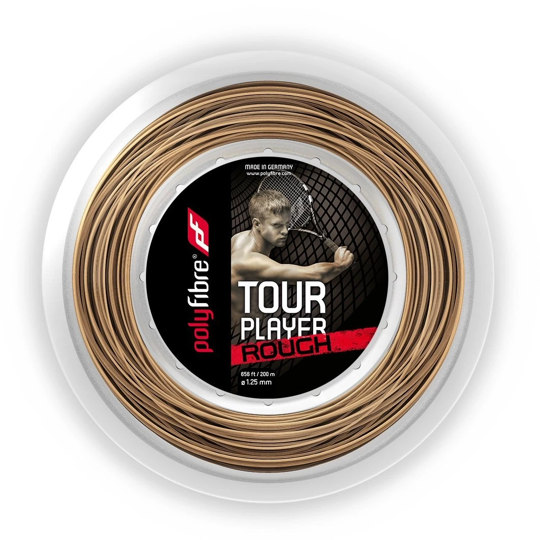 Polyfibre Tennissaite Tour Player Rough 1.25 (Haltbarkeit+Spin) Natur 200m Rolle 3 Polyfibre Tennissaite Tour Player Rough 1.25 (Haltbarkeit+Spin) Natur 200m Rolle