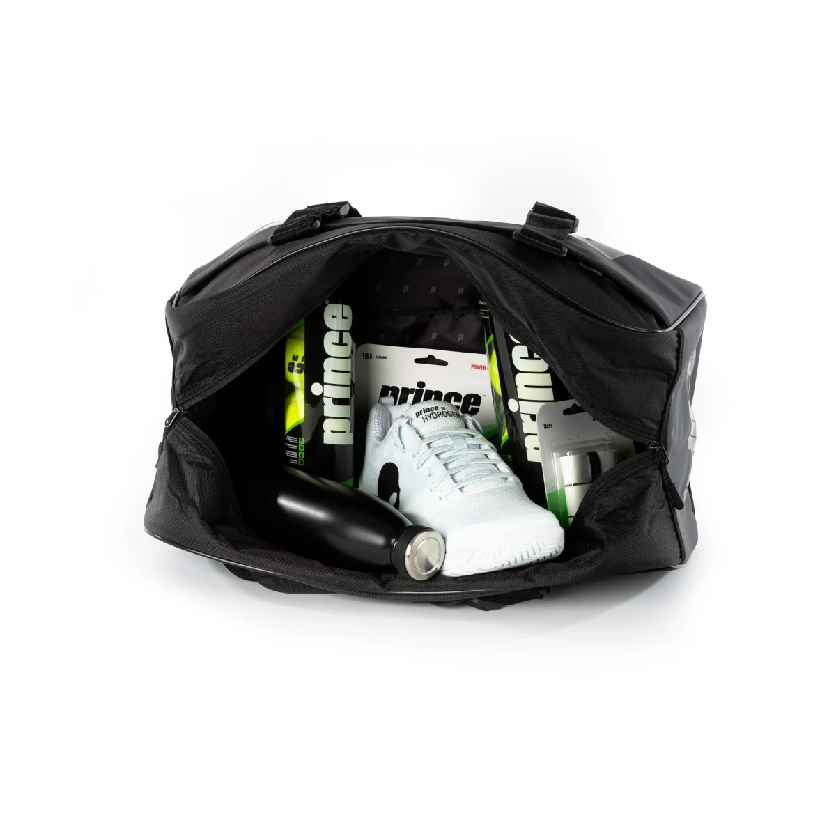 Prince Sporttasche Tour Duffel Small (1 Hauptfach) Schwarz 4 Prince Sporttasche Tour Duffel Small (1 Hauptfach) Schwarz – Bild 2