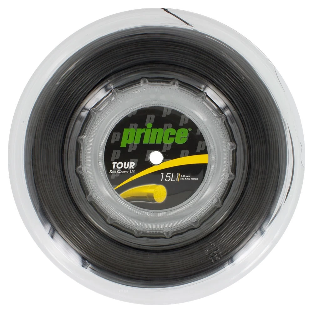 Prince Tennissaite Tour XC 1.22 Schwarz 200m Rolle 3 Prince Tennissaite Tour XC 1.22 Schwarz 200m Rolle