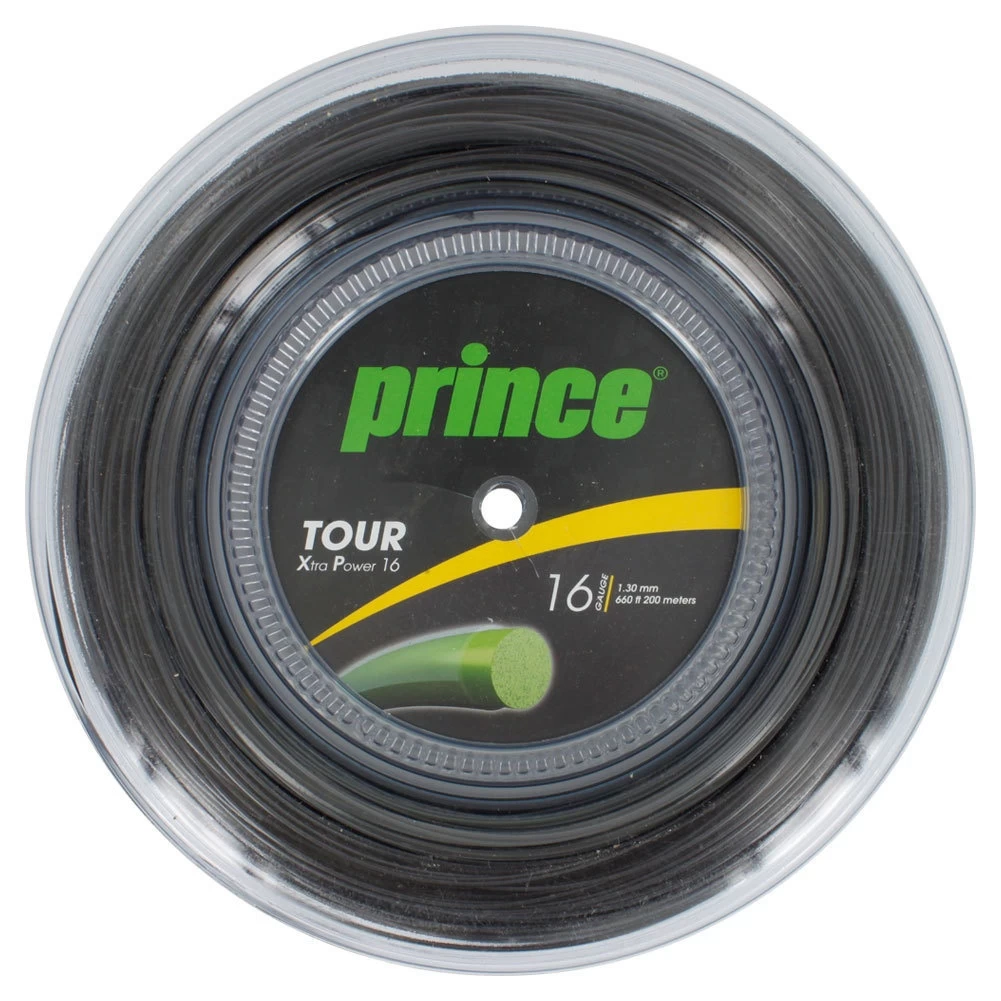 Prince Tennissaite Tour XP (Haltbarkeit+Power) Schwarz 200m Rolle 3 Prince Tennissaite Tour XP (Haltbarkeit+Power) Schwarz 200m Rolle