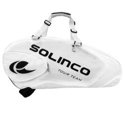 Solinco Racketbag Tour Team Whiteout (Schlägertasche, 2 Hauptfächer, Thermofach) Weiss 6er -Tennis Verkaufsgeschäft SOL 6pk Bag Whiteout Tasche203 1200x1200 1