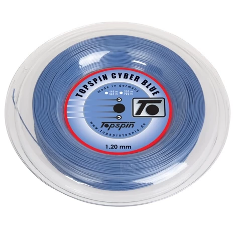 Topspin Tennissaite Cyber Blue (Haltbarkeit+Touch) Blau 110m Rolle 3 Topspin Tennissaite Cyber Blue (Haltbarkeit+Touch) Blau 110m Rolle