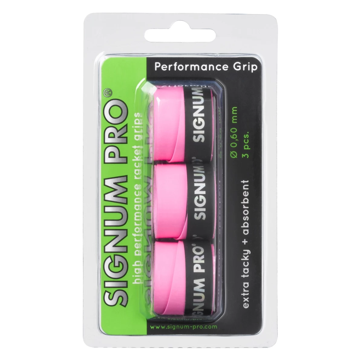 Signum Pro Overgrip Performance 0.6mm Pink 3er 3 Signum Pro Overgrip Performance 0.6mm Pink 3er