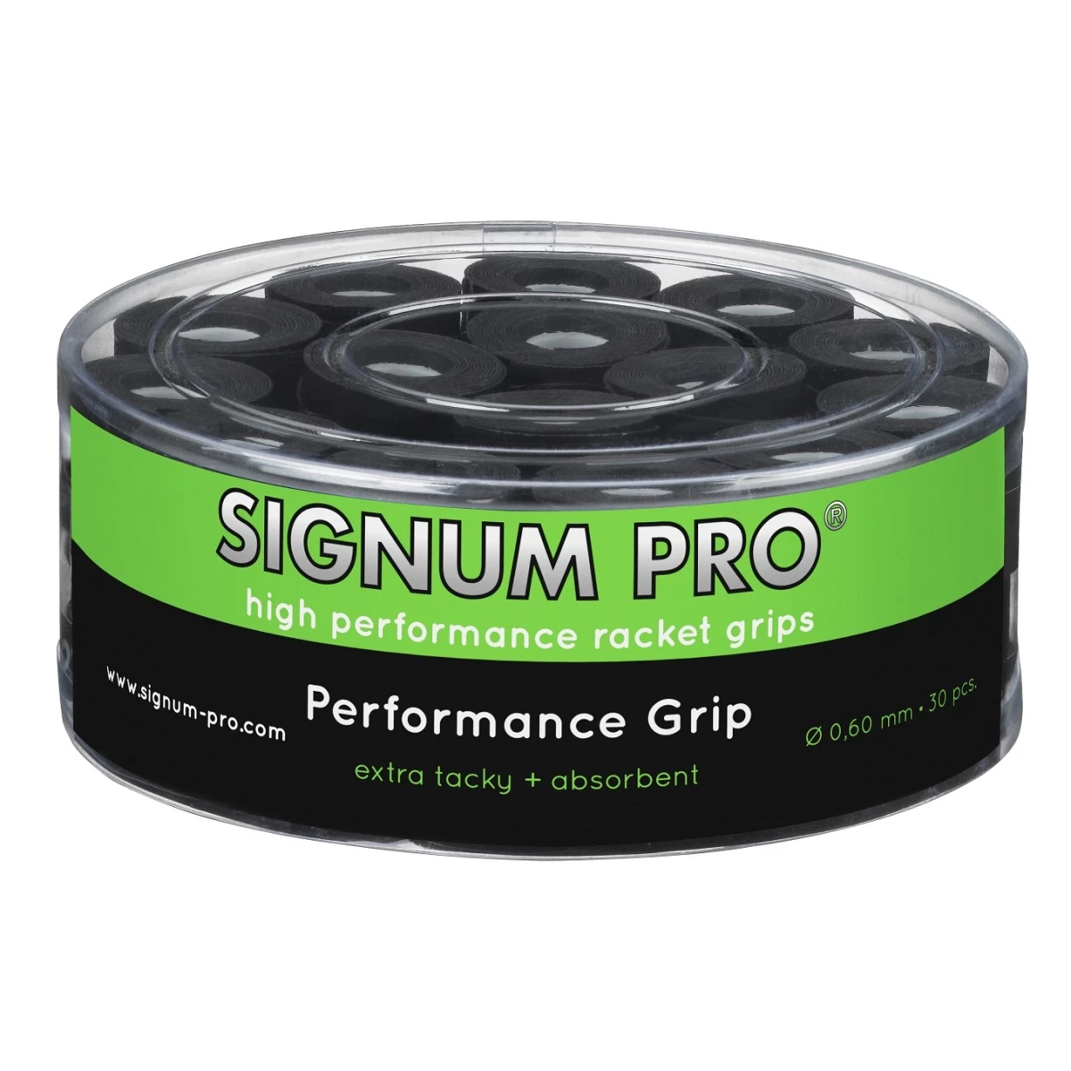 Signum Pro Overgrip Performance 0.6mm Schwarz 30er Box 3 Signum Pro Overgrip Performance 0.6mm Schwarz 30er Box