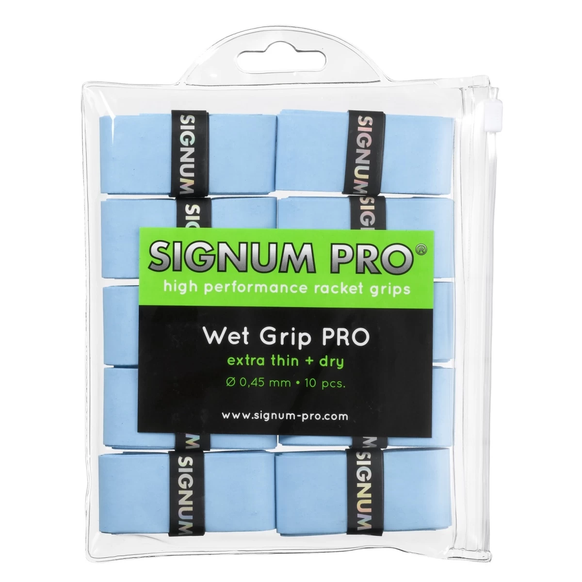 Signum Pro Overgrip Wet Pro Blau 10er Clip-Beutel 3 Signum Pro Overgrip Wet Pro Blau 10er Clip-Beutel