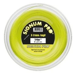 Signum Pro Tennissaite Triton (Haltbarkeit+Spin) Lemon 100m Rolle