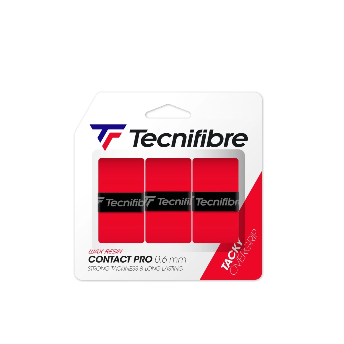 Tecnifibre Overgrip Contact Pro 0.6mm (Griffigkeit) Rot 3er 3 Tecnifibre Overgrip Contact Pro 0.6mm (Griffigkeit) Rot 3er