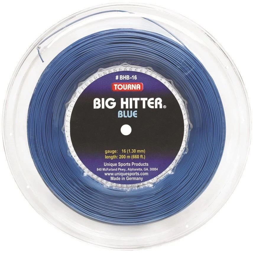 Tourna Big Hitter (Haltbarkeit+Kontrolle) Blau 220 Meter Rolle 3 Tourna Big Hitter (Haltbarkeit+Kontrolle) Blau 220 Meter Rolle