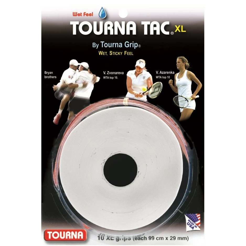 Tourna Overgrip Tac XL Weiss 10er Rolle 3 Tourna Overgrip Tac XL Weiss 10er Rolle