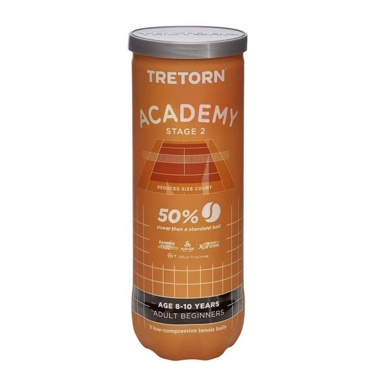 Tretorn Methodikbälle Stage 2 Academy Gelb/orange Dose 24x3er Im Karton 5 Tretorn Methodikbälle Stage 2 Academy Gelb/orange Dose 24x3er Im Karton – Bild 3