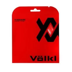 Völkl Tennissaite V-Square (Haltbarkeit+Spin) Rot 12m Set