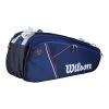 Wilson Racketbag (Schlägertasche) Super Tour RG Blau 9er -Tennis Verkaufsgeschäft WILSON WR8018201 RACKETBAG SUPER TOUR ROLAND GARROS 9ER 1 1200x1200 1