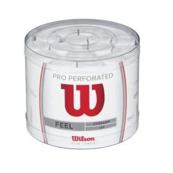 Wilson Overgrip Pro Perforated 0.6mm Weiss 60er Box