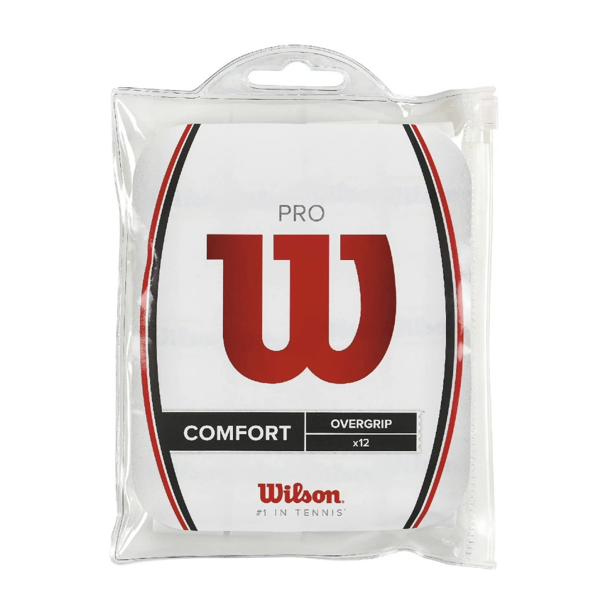 Wilson Overgrip Pro 0.6mm (Komfort/glatt/leicht Haftend) Weiss 12er Clip-Beutel 3 Wilson Overgrip Pro 0.6mm (Komfort/glatt/leicht Haftend) Weiss 12er Clip-Beutel