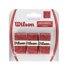 Wilson Overgrip Advantage 0.55mm Rot 3er
