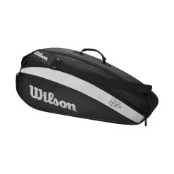 Wilson Tennis-Racketbag Roger Federer Team (Schlägertasche, 1 Hauptfach) Schwarz/grau 3er -Tennis Verkaufsgeschäft Wilson WR8005801 RF TEAM 3PK Tasche202 1200x1200 1