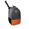 Wilson Rucksack Team (Haupt- Und Schlägerfach - Bis 2 Schläger) Grau/orange -Tennis Verkaufsgeschäft Wilson WR8009901 Team Backpack202 1200x1200 1