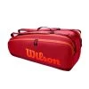 Wilson Tennis-Racketbag Tour (Schlägertasche, 2 Hauptfächer) Rot 6er -Tennis Verkaufsgeschäft Wilson WR8011302 2 TOUR 6PK202 1200x1200 1