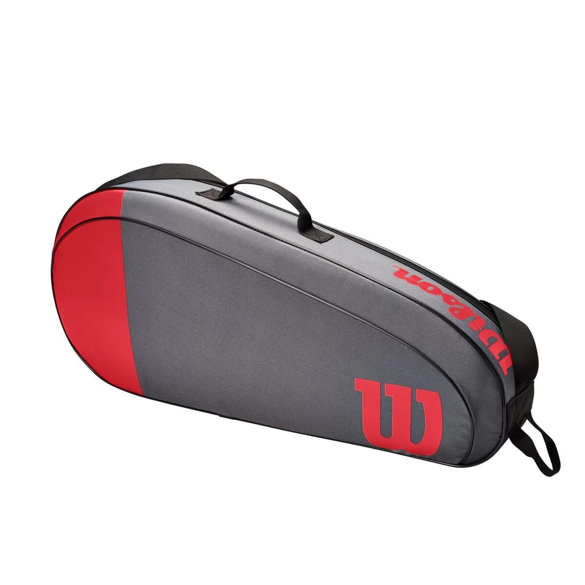 Wilson Tennis-Racketbag Team (Schlägertasche, 1 Hauptfach) Grau/rot 3er 4 Wilson Tennis-Racketbag Team (Schlägertasche, 1 Hauptfach) Grau/rot 3er – Bild 2