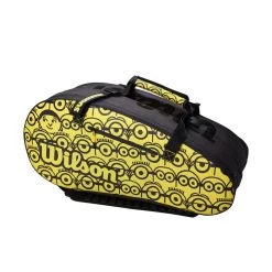 Wilson Tennis-Racketbag (Schlägertasche, 2 Hauptfächer) Minions Tour Gelb 12er -Tennis Verkaufsgeschäft Wilson WR8013701 MINIONS Super TOUR 12PK202 1200x1200 1