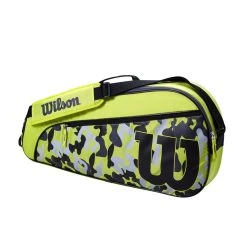 Wilson Tennis-Racketbag Team Junior (Schlägertasche, 1 Hauptfach) Limegrün 3er