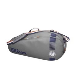 Wilson Tennis-Racketbag Roland Garros Team (Schlägertasche, 1 Hauptfach) Grau 3er