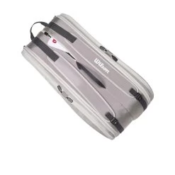Wilson Tennis-Racketbag Tour (Schlägertasche, 2 Hauptfächer) 2023 Steingrau 12er -Tennis Verkaufsgeschäft Wilson WR8022001 Tour 12PK Schlaegertasche207 1200x1200 1