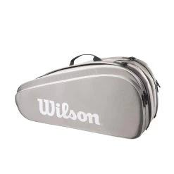 Wilson Tennis-Racketbag Tour (Schlägertasche, 2 Hauptfächer) 2023 Grau 6er
