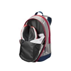 Wilson Tennis-Rucksack Junior/Kinder (Hauptfach+Schlägerfach) 2023 Grau -Tennis Verkaufsgeschäft Wilson WR8023801 Backpack GY Rucksack205 1200x1200 1