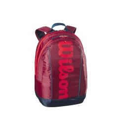 Wilson Tennis-Rucksack Junior/Kinder (Hauptfach+Schlägerfach) 2023 Rot -Tennis Verkaufsgeschäft Wilson WR8023803 Backpack Red Rucksack202 1200x1200 1