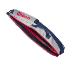 Wilson Tennis-Racketbag Kinder/Junior (Schlägertasche, 1 Hauptfach) 2023 Grau 3er -Tennis Verkaufsgeschäft Wilson WR8023901 3PK Tasche206 1200x1200 1