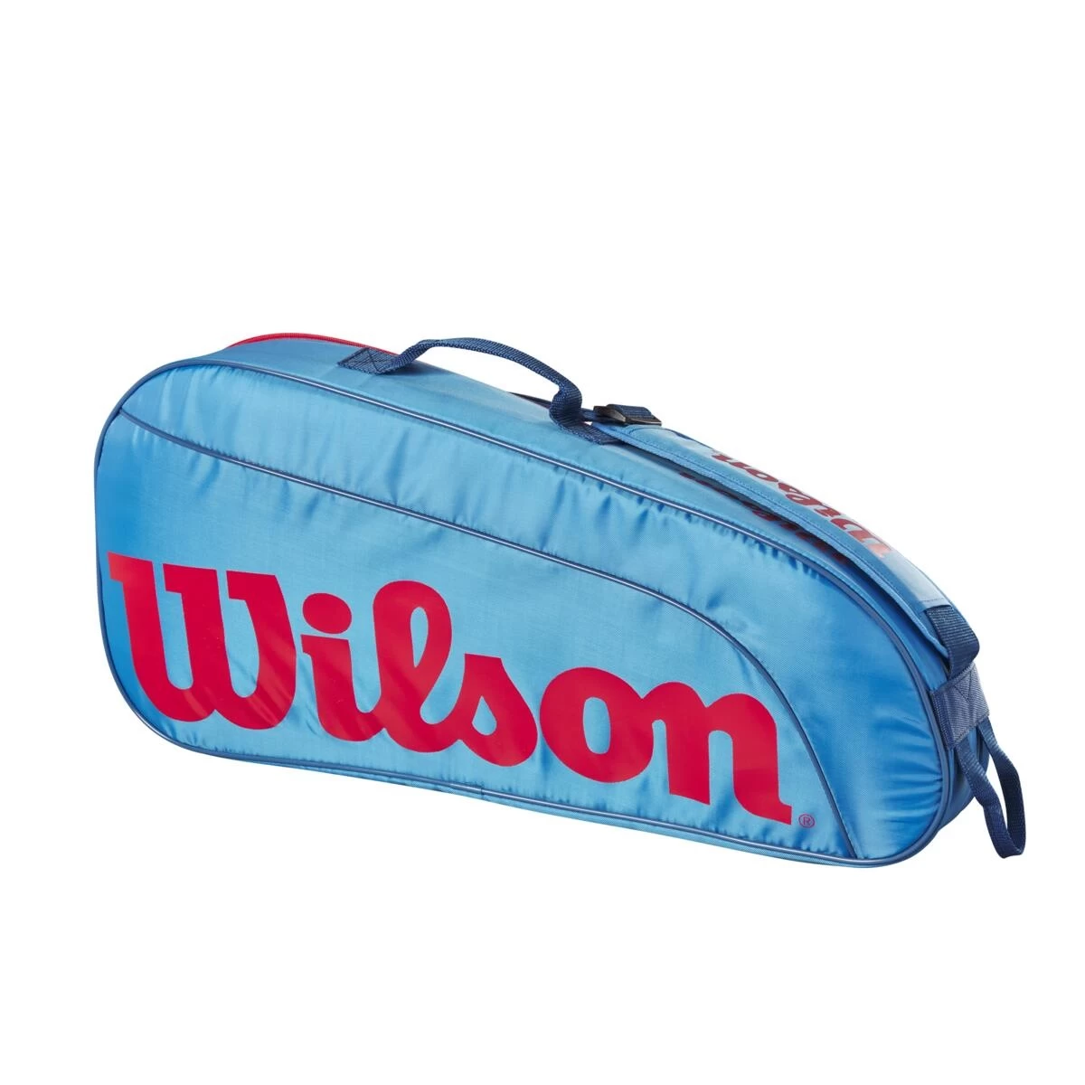 Wilson Tennis-Racketbag Kinder/Junior (Schlägertasche, 1 Hauptfach) 2023 Blau 3er 4 Wilson Tennis-Racketbag Kinder/Junior (Schlägertasche, 1 Hauptfach) 2023 Blau 3er – Bild 2