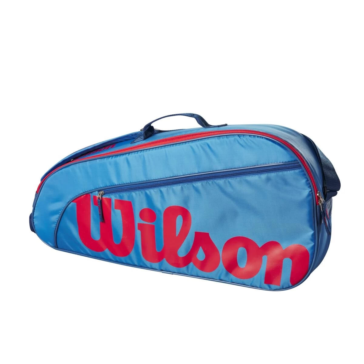Wilson Tennis-Racketbag Kinder/Junior (Schlägertasche, 1 Hauptfach) 2023 Blau 3er 3 Wilson Tennis-Racketbag Kinder/Junior (Schlägertasche, 1 Hauptfach) 2023 Blau 3er