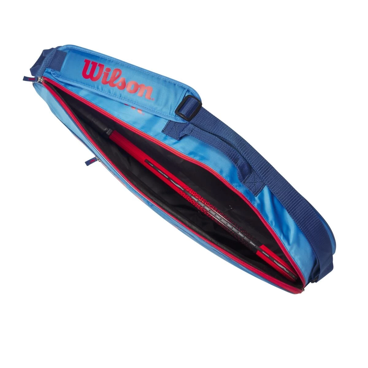 Wilson Tennis-Racketbag Kinder/Junior (Schlägertasche, 1 Hauptfach) 2023 Blau 3er 7 Wilson Tennis-Racketbag Kinder/Junior (Schlägertasche, 1 Hauptfach) 2023 Blau 3er – Bild 5