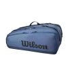 Wilson Tennis-Racketbag Ultra Tour (Schlägertasche, 2 Hauptfächer) 2023 Blau 12er -Tennis Verkaufsgeschäft Wilson WR8024001 Tour Ultra 12PK Tasche203 1200x1200 1