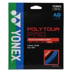 Yonex Tennissaite Poly Tour Pro (Haltbarkeit+Touch) Blau 12m Set