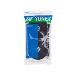 Yonex Overgrip Super Grap 0.6mm (Komfort/glatt/leicht Haftend) Schwarz 30er Clip-Beutel