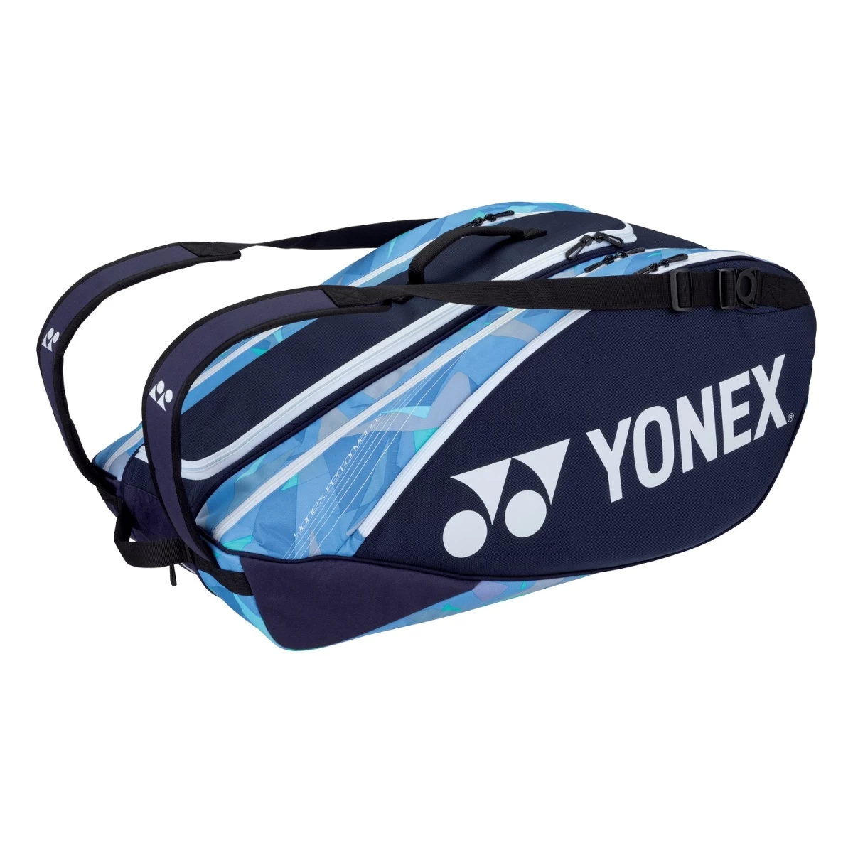 Yonex Racketbag Pro Racquet (Schlägertasche, 3 Hauptfächer, Therrmofach) Navyblau/hellblau 9er 3 Yonex Racketbag Pro Racquet (Schlägertasche, 3 Hauptfächer, Therrmofach) Navyblau/hellblau 9er