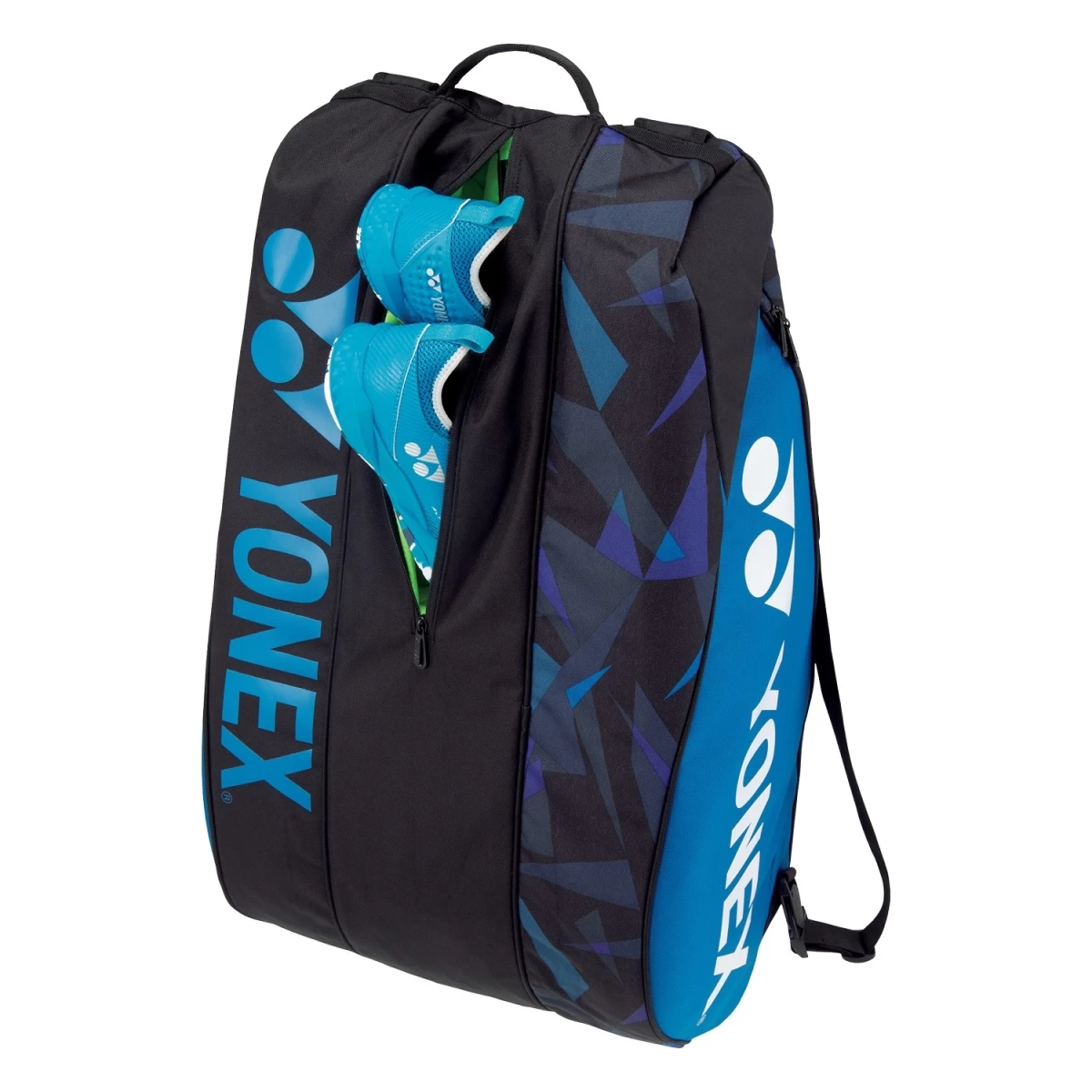 Yonex Racketbag Pro Racquet (Schlägertasche, 3 Hauptfächer, Therrmofach) Navyblau/hellblau 9er 7 Yonex Racketbag Pro Racquet (Schlägertasche, 3 Hauptfächer, Therrmofach) Navyblau/hellblau 9er – Bild 5