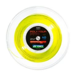 Yonex Tennissaite Poly Tour Pro (Haltbarkeit+Touch) Gelb 200m Rolle