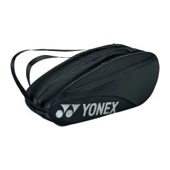 Yonex Racketbag Team Raquet 2023 (Schlägertasche, 2 Hauptfächer) Schwarz 6er