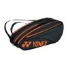 Yonex Racketbag Team Raquet 2023 (Schlägertasche, 2 Hauptfächer) Schwarz/orange 6er -Tennis Verkaufsgeschäft Yonex TEAM RAQUET Bag BA42326 BKOR 1200x1200 1