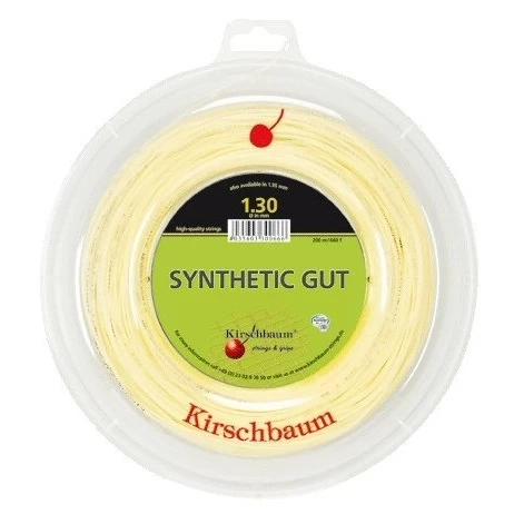 Kirschbaum Tennissaite Synthetic Gut (Allround) Natur 200m Rolle 3 Kirschbaum Tennissaite Synthetic Gut (Allround) Natur 200m Rolle