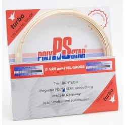 Polystar Tennissaite Turbo (Haltbarkeit+Power) Natur 12m Set