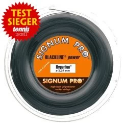 Signum Pro Tennissaite Hyperion (Haltbarkeit+Power) Schwarz 100m Rolle