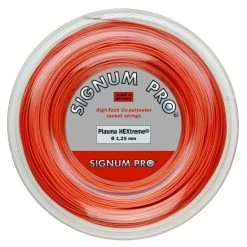 Signum Pro Tennissaite Plasma Hextreme (Haltbarkeit+Spin) Orange 120m Rolle